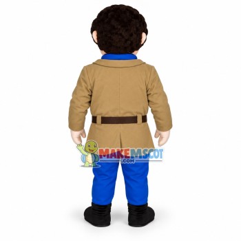 Happy Explorer Mascot Costume Happy Explorer Mascot Costume