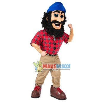 Lumberjack Mascot Costume Lumberjack Mascot Costume