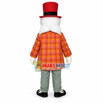 Mad Hatter the Character Mascot Costume Mad Hatter the Character Mascot Costume