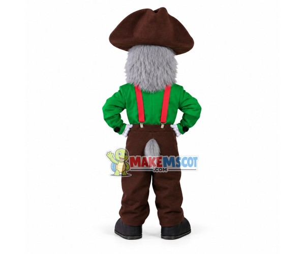 Gold Miner Mascot Costume Gold Miner Mascot Costume