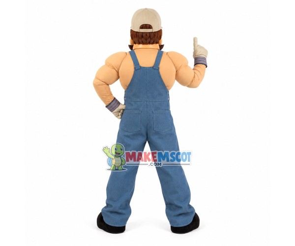 Power Miner Mascot Costume Power Miner Mascot Costume