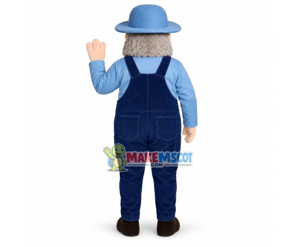 Old Prospector Mascot Costume Old Prospector Mascot Costume