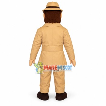 Safari Sam Mascot Costume Safari Sam Mascot Costume
