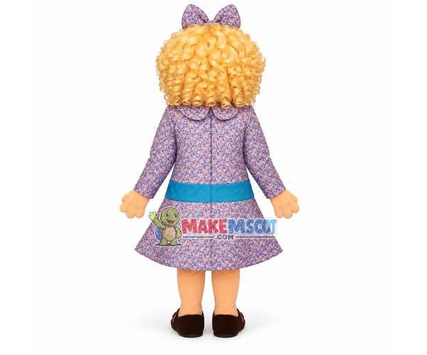 Cute Beautiful Little Girl Mascot Costume	