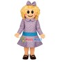 Cute Beautiful Little Girl Mascot Costume	