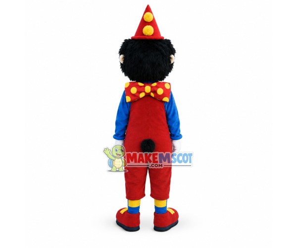 Smiling Clown Boy Mascot Costume Smiling Clown Boy Mascot Costume