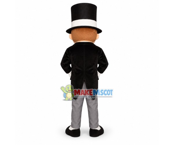 Gentleman Mascot Costume Gentleman Mascot Costume