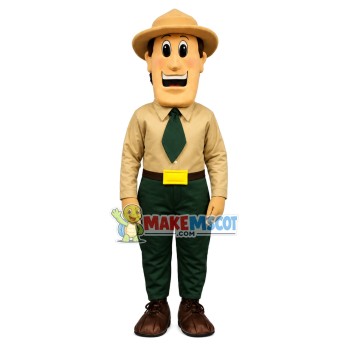 Warden Walker Mascot Costume Warden Walker Mascot Costume