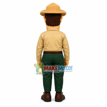 Warden Walker Mascot Costume Warden Walker Mascot Costume