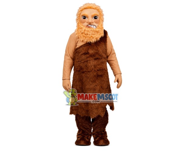 Caveman Wild Man Mascot Costume	