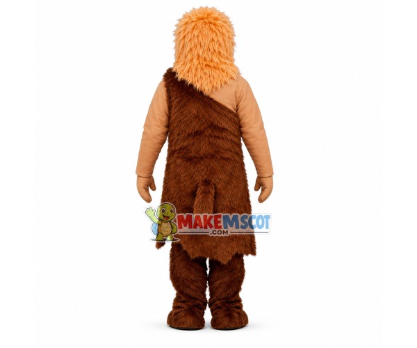 Caveman Wild Man Mascot Costume	