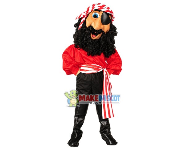 Pico the Pirate Mascot Costume Pico the Pirate Mascot Costume