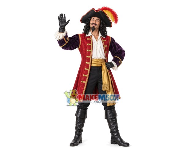 High School Pirate Mascot Costume High School Pirate Mascot Costume