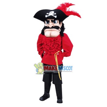 Captain T. Bounty Pirate Mascot Costume Captain T. Bounty Pirate Mascot Costume