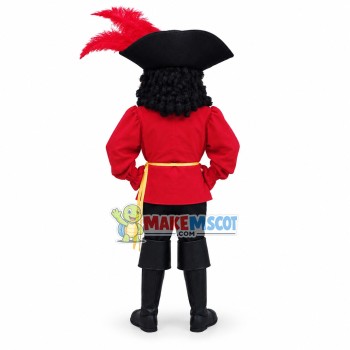 Captain T. Bounty Pirate Mascot Costume Captain T. Bounty Pirate Mascot Costume