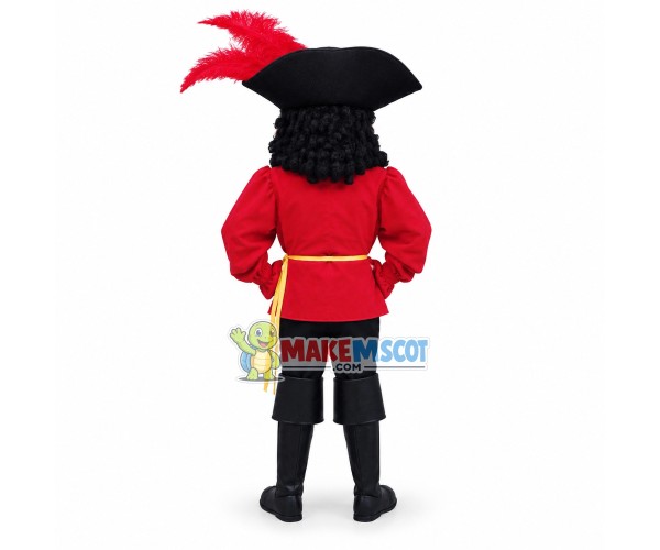 Captain T. Bounty Pirate Mascot Costume	