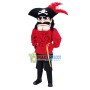 Captain T. Bounty Pirate Mascot Costume	