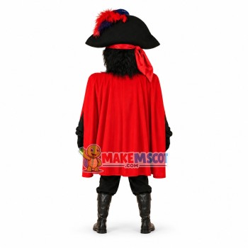Captain ARRR VA Mascot Costume Captain ARRR VA Mascot Costume