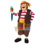 Pirate Chummy Muttonchops Mascot Costume	