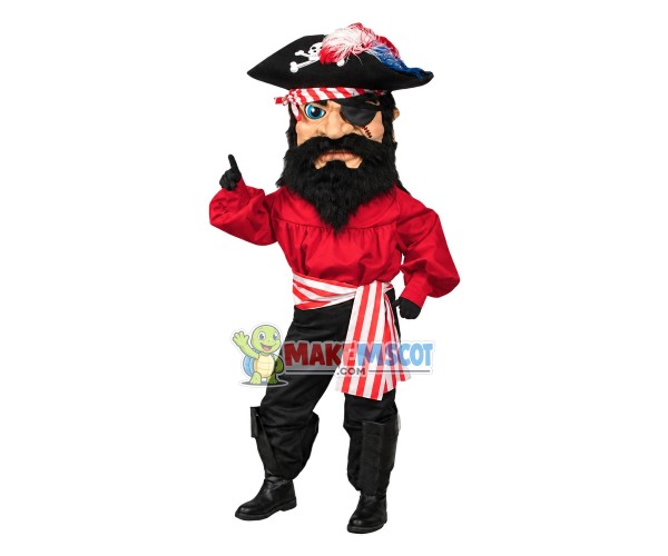 Pirate High School Mascot Costume Pirate High School Mascot Costume