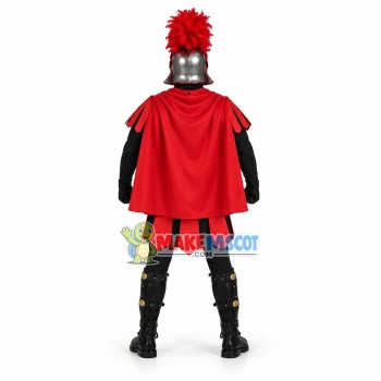 Armored Spartan Knight Mascot Costume	