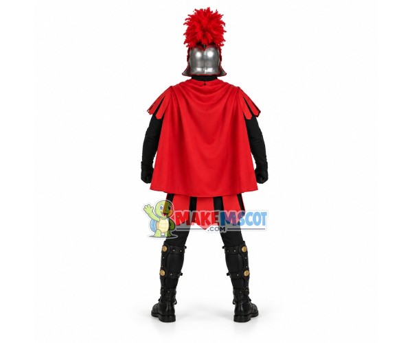 Armored Spartan Knight Mascot Costume Armored Spartan Knight Mascot Costume