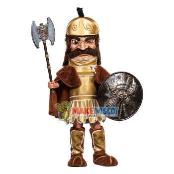 Heroic Trojan Warrior Mascot Costume Heroic Trojan Warrior Mascot Costume