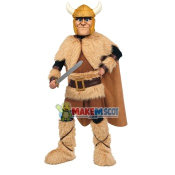 Viking Warrior Mascot Costume Viking Warrior Mascot Costume