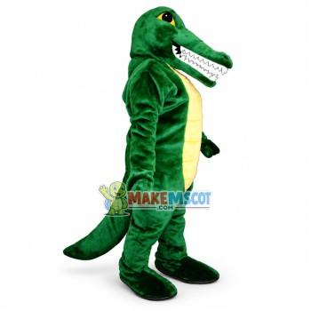 Green Alligator Mascot Costume	