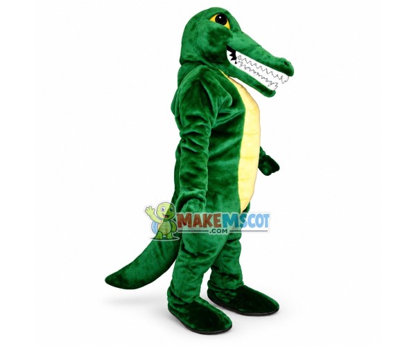 Green Alligator Mascot Costume Green Alligator Mascot Costume
