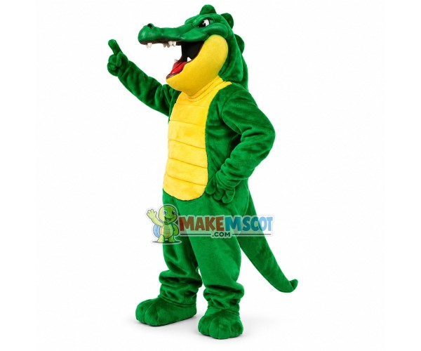 School Gator Mascot Costume	