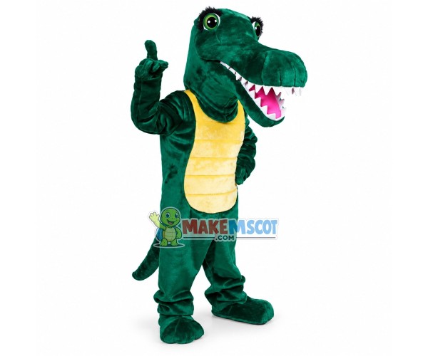 Cartoon Gator Mascot Costume Cartoon Gator Mascot Costume