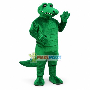 Green Crocodile Lightweight Mascot Costume Green Crocodile Lightweight Mascot Costume