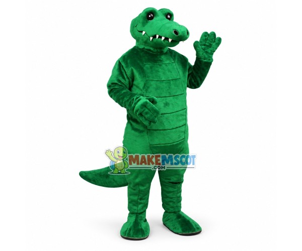 Green Crocodile Lightweight Mascot Costume Green Crocodile Lightweight Mascot Costume