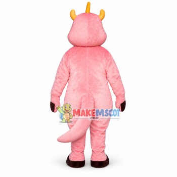 Cute Pink Dinosaur Mascot Costume Cute Pink Dinosaur Mascot Costume