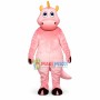 Cute Pink Dinosaur Mascot Costume	