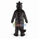 Black Raptor Dinosaur Mascot Costume Black Raptor Dinosaur Mascot Costume