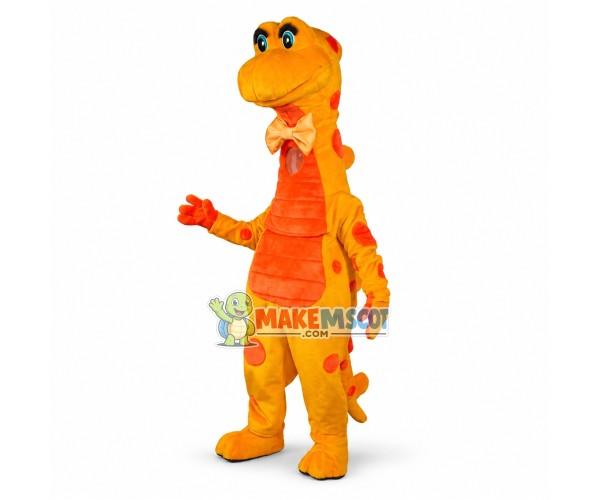 Party Orange Dinosaur Lightweight Mascot Costume Party Orange Dinosaur Lightweight Mascot Costume
