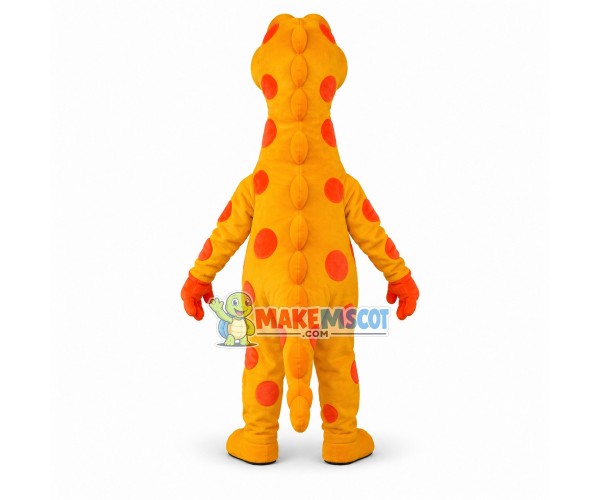 Party Orange Dinosaur Lightweight Mascot Costume Party Orange Dinosaur Lightweight Mascot Costume