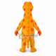 Party Orange Dinosaur Lightweight Mascot Costume Party Orange Dinosaur Lightweight Mascot Costume