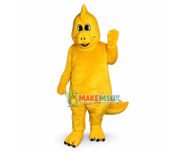 Lovely Yellow Dinosaur Mascot Costume Lovely Yellow Dinosaur Mascot Costume