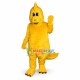 Lovely Yellow Dinosaur Mascot Costume Lovely Yellow Dinosaur Mascot Costume