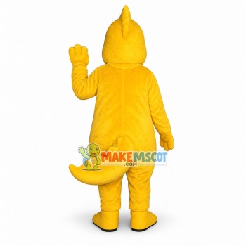 Lovely Yellow Dinosaur Mascot Costume Lovely Yellow Dinosaur Mascot Costume