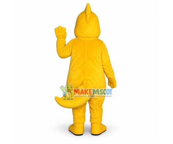 Lovely Yellow Dinosaur Mascot Costume Lovely Yellow Dinosaur Mascot Costume