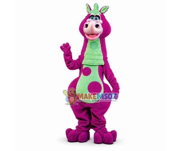 Lovely DA Dragon Mascot Costume Lovely DA Dragon Mascot Costume