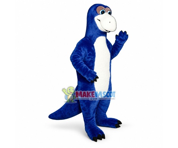 Innocent Blue Dinosaur Mascot Costume	