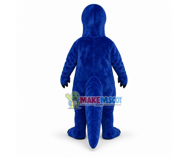 Innocent Blue Dinosaur Mascot Costume Innocent Blue Dinosaur Mascot Costume