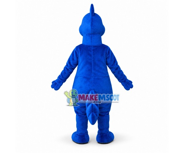 Sleepy Blue Dinosaur Mascot Costume Sleepy Blue Dinosaur Mascot Costume