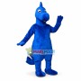 Sleepy Blue Dinosaur Mascot Costume	