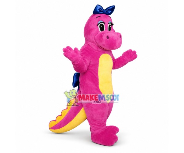 Cute Girl Dinosaur Mascot Costume For Party